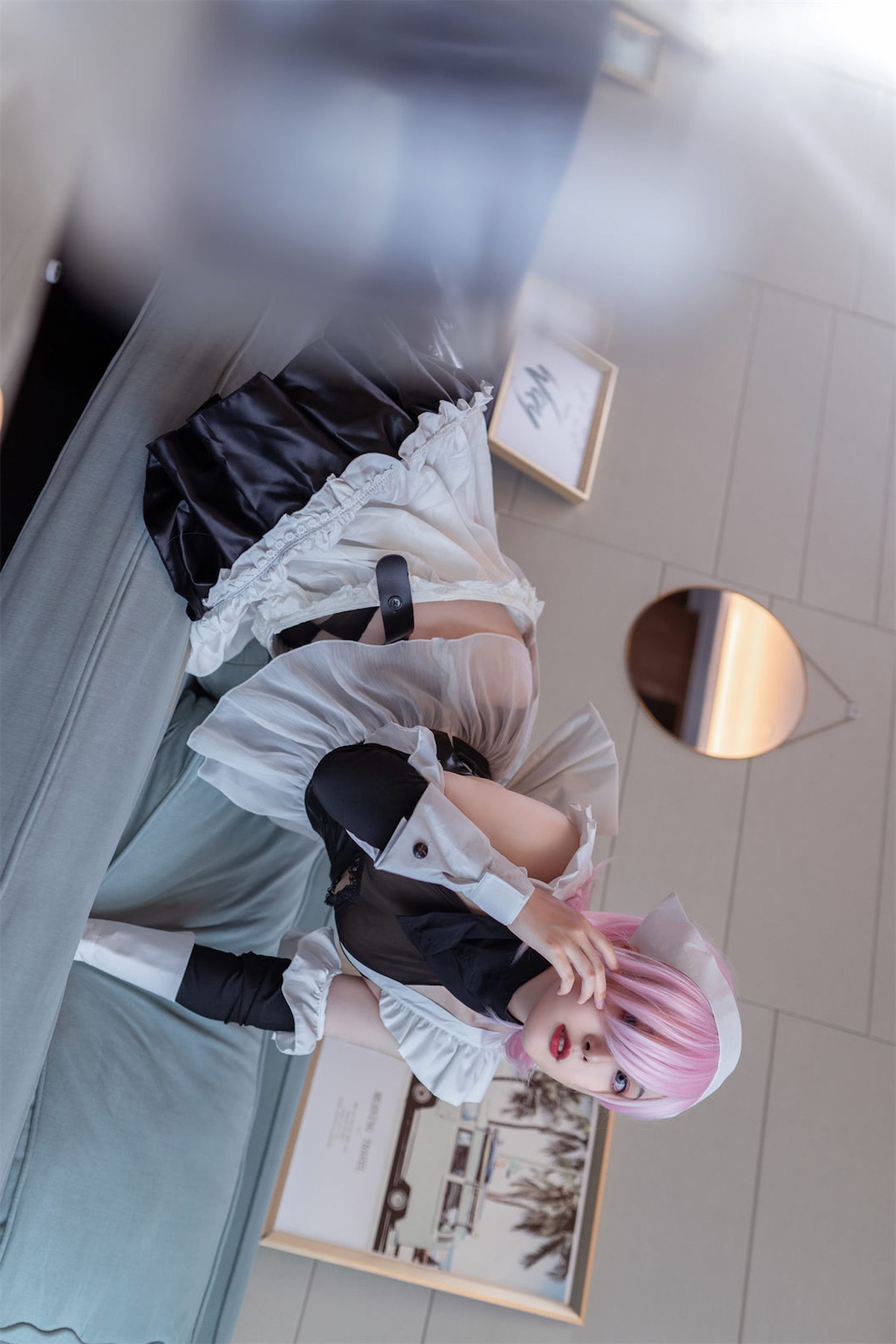 CosplayNatsuko夏夏子宫本武藏女仆实时更新