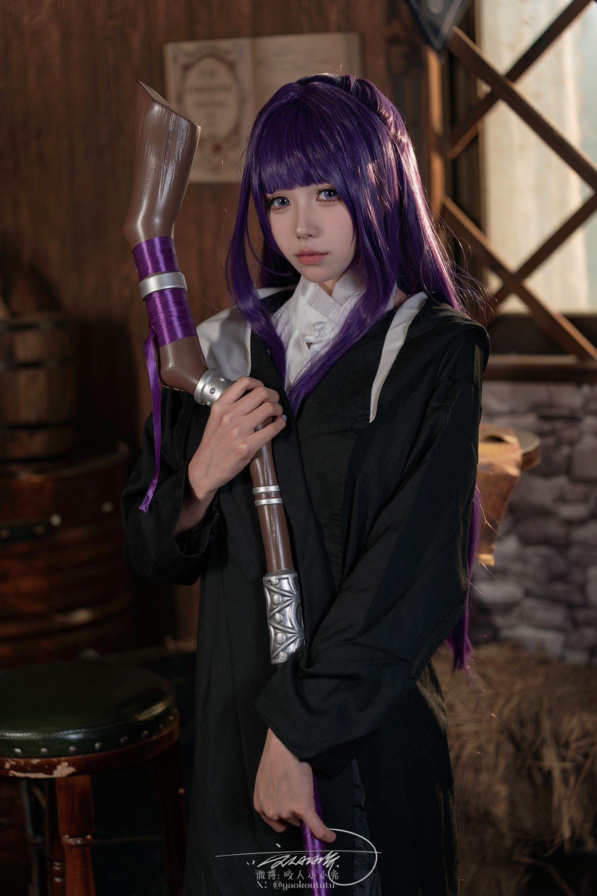 Cosplay黏黏团子兔月作品酩酊大喷菇Set02套图