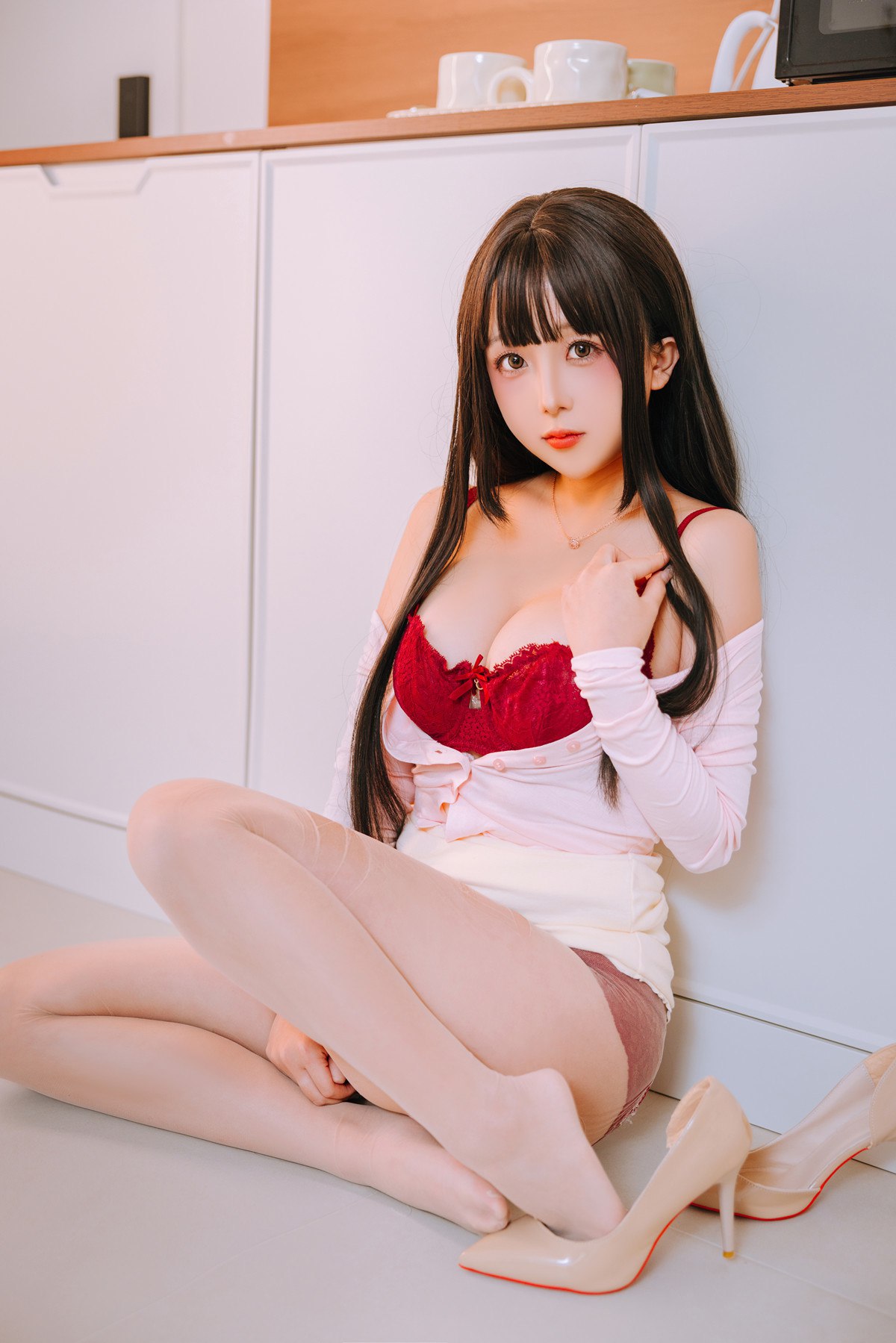 CosplayRinaijiao日奈娇茶水间Set01精品合集