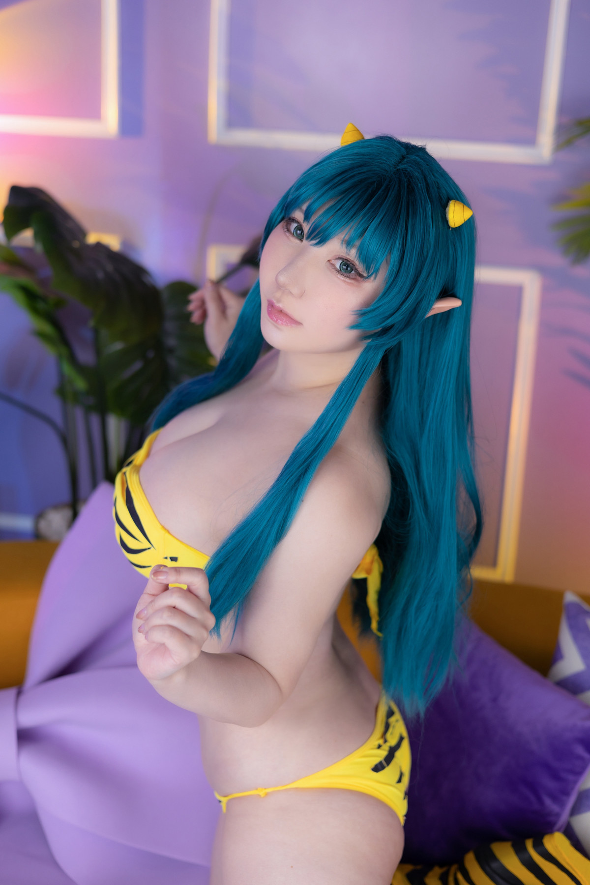 CosplaySAKUサクLumラムうる星やつらSet01收藏必备