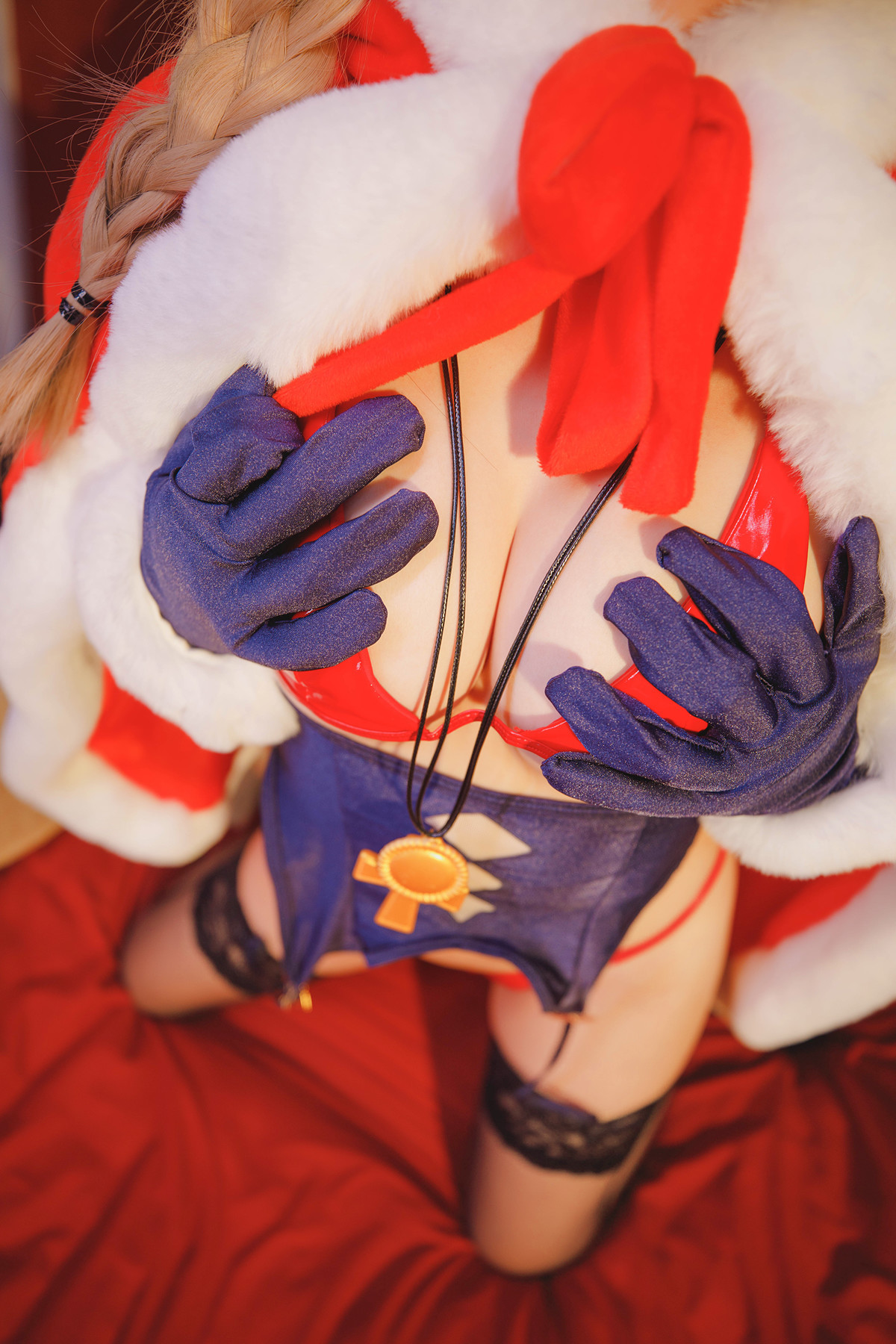 Cosplay神楽坂真冬绝对企画圣诞小鹿鹿の恩返しSet02写真大全