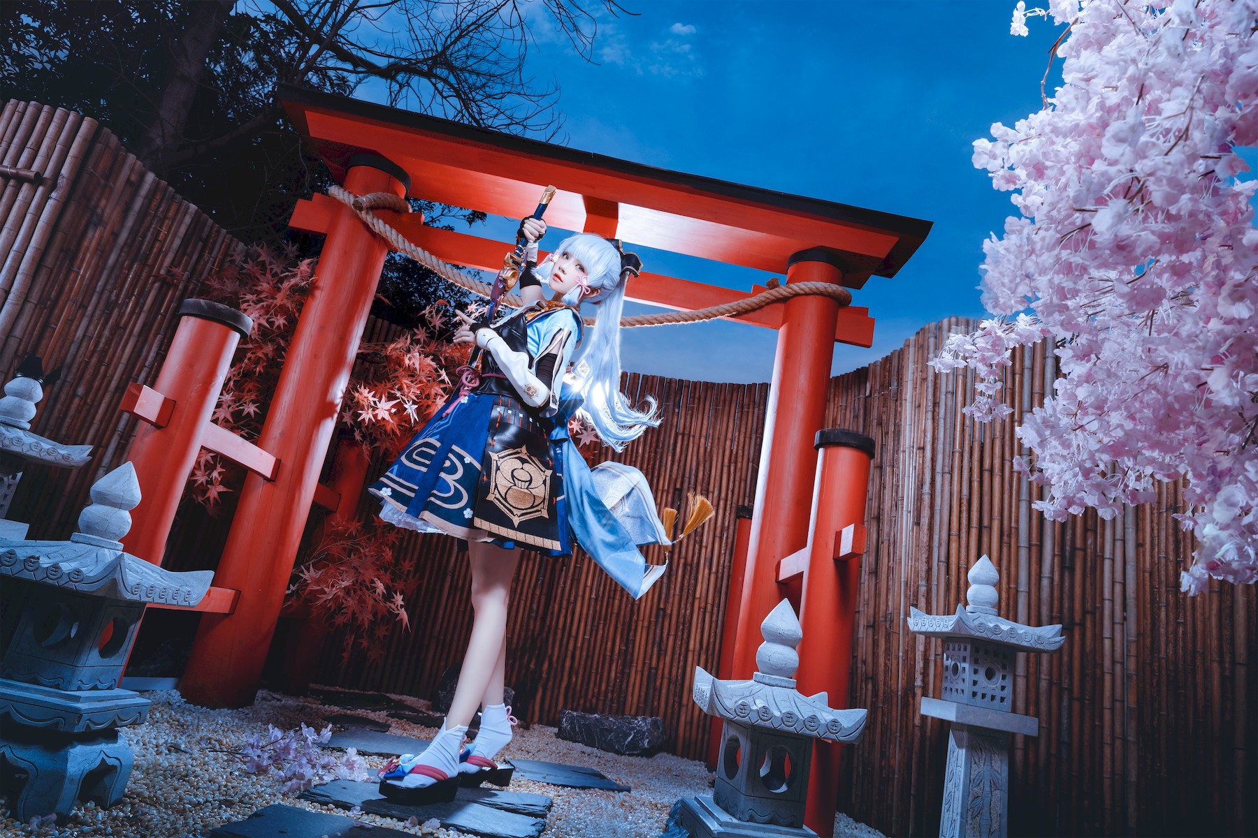 Cosplay桜桃喵神里绫华AyakaKamisato精修版