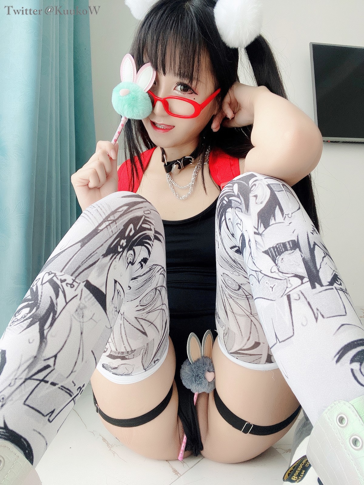 CosplayKuukoWクー子MeganeChan热门写真