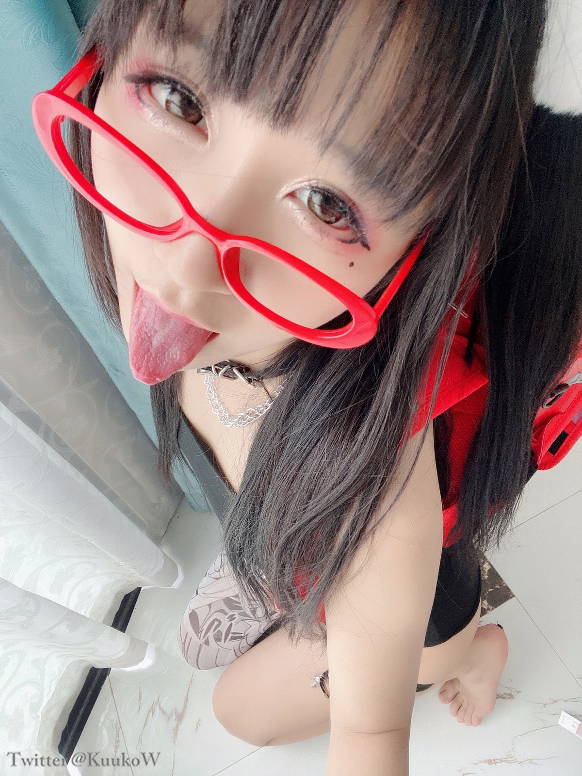 CosplayKuukoWクー子MeganeChan热门写真