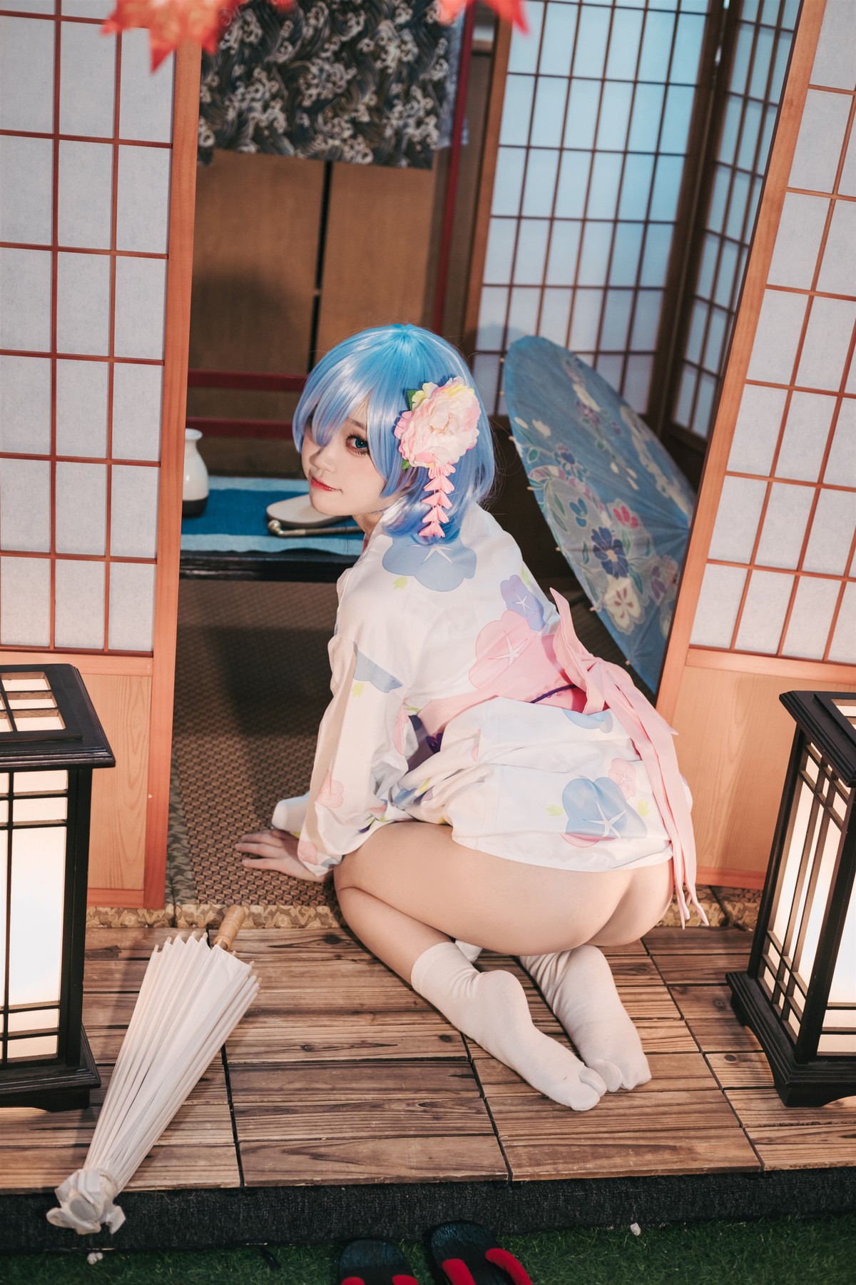 Cosplay神沢永莉蕾姆和风免费体验