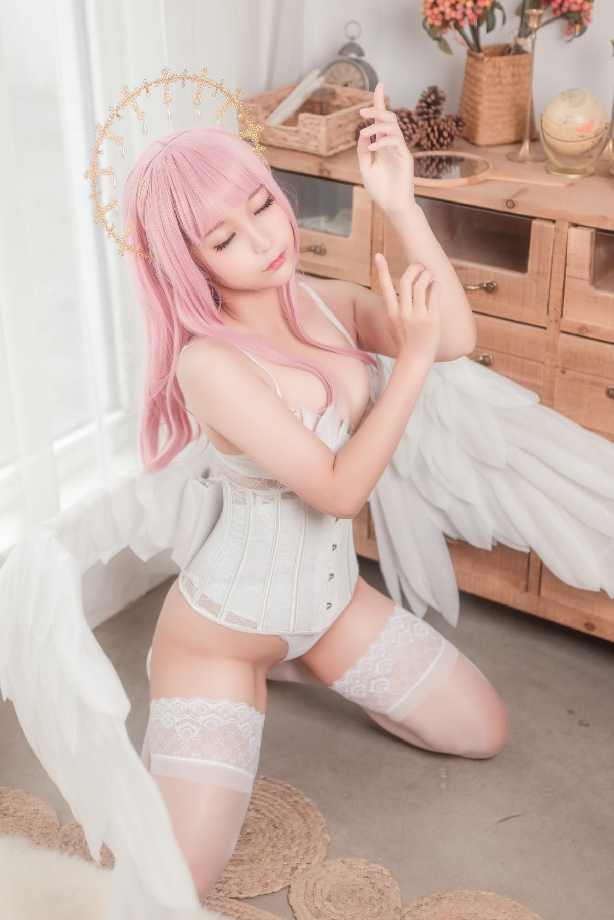 Cosplay蠢沫沫Chunmomo沫沫真爱版天使本光天使免费资源