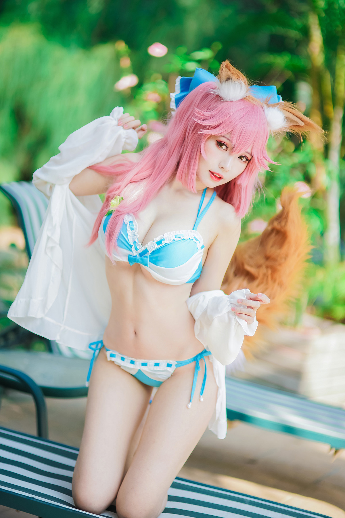 CosplayElyEE子玉藻前泳池写真集