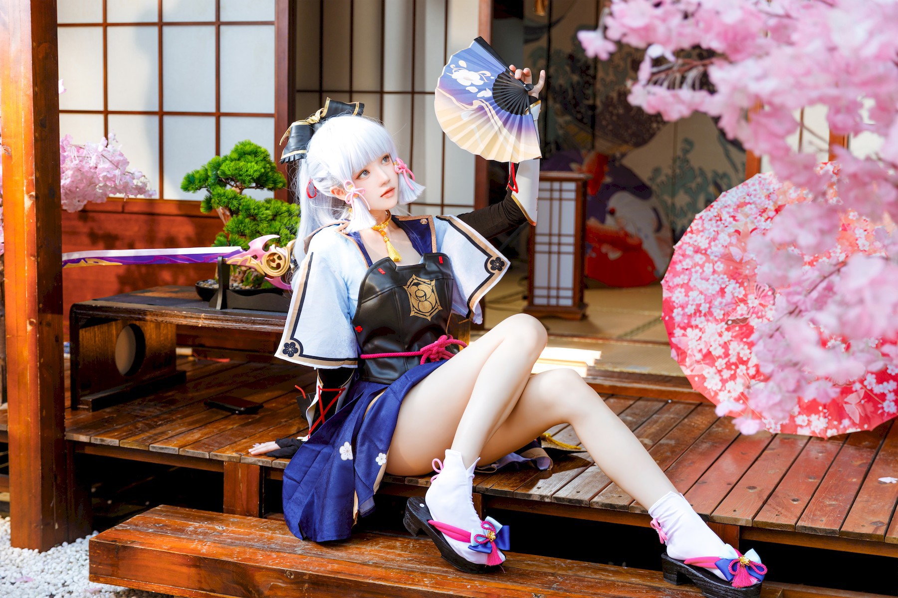 Cosplay桜桃喵神里绫华AyakaKamisato精修版