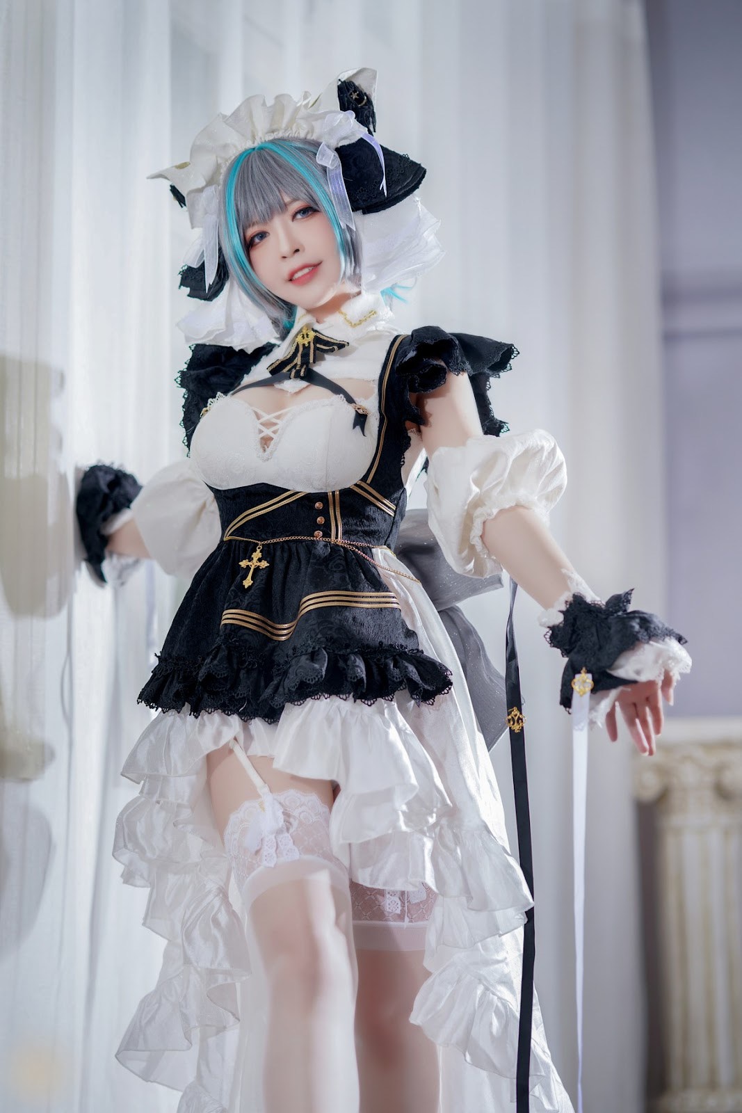 Cosplay半半子柴郡稀有资源