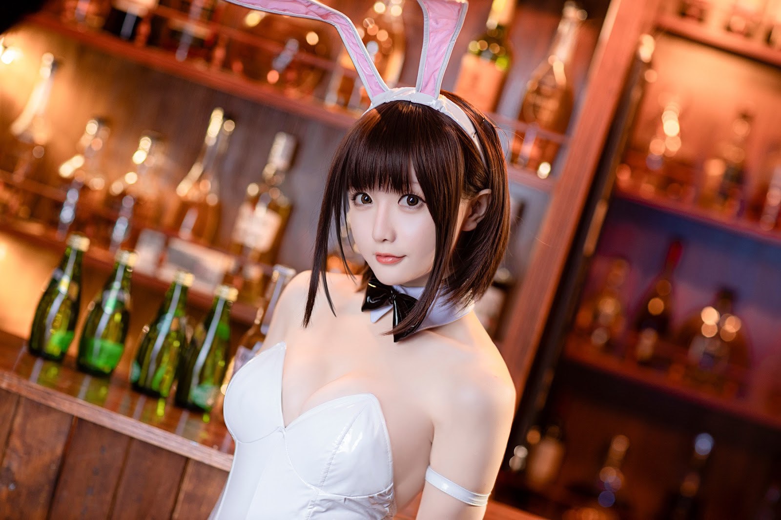 Cosplay星之迟迟Hoshilily加藤惠兔女郎免费福利