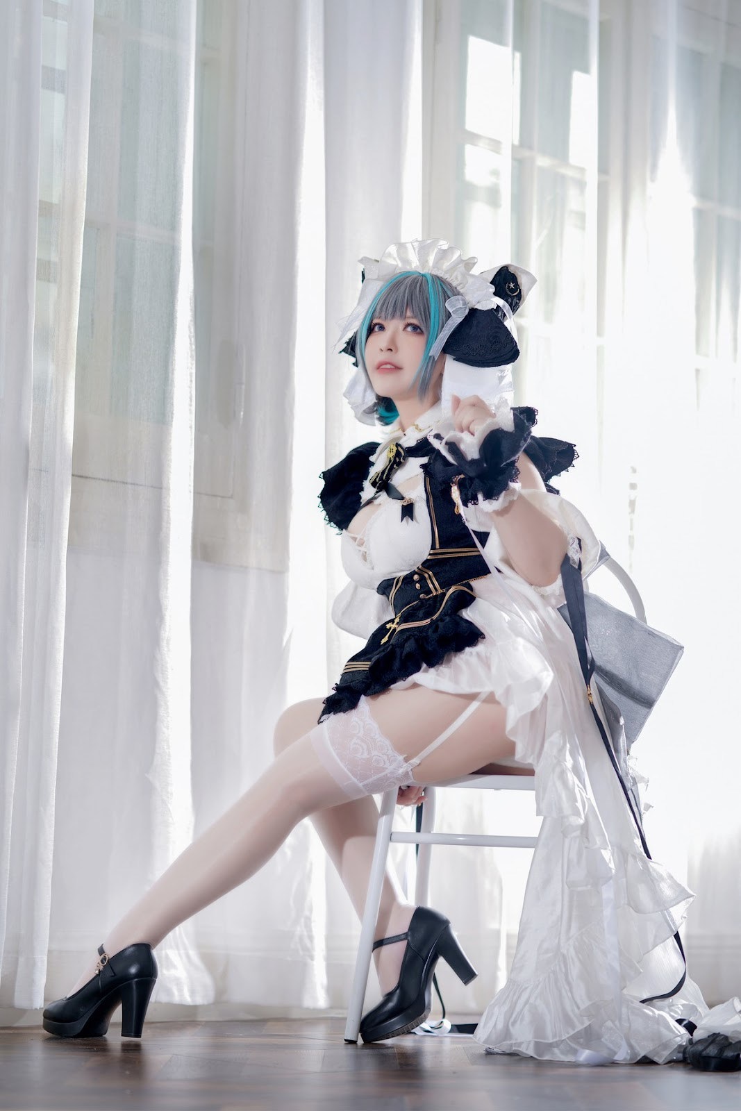 Cosplay半半子柴郡稀有资源