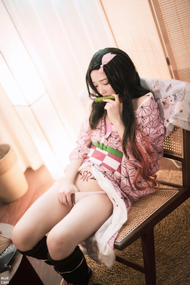 Cos???孫樂樂021BLUECAKEPINKONI100P最新写真