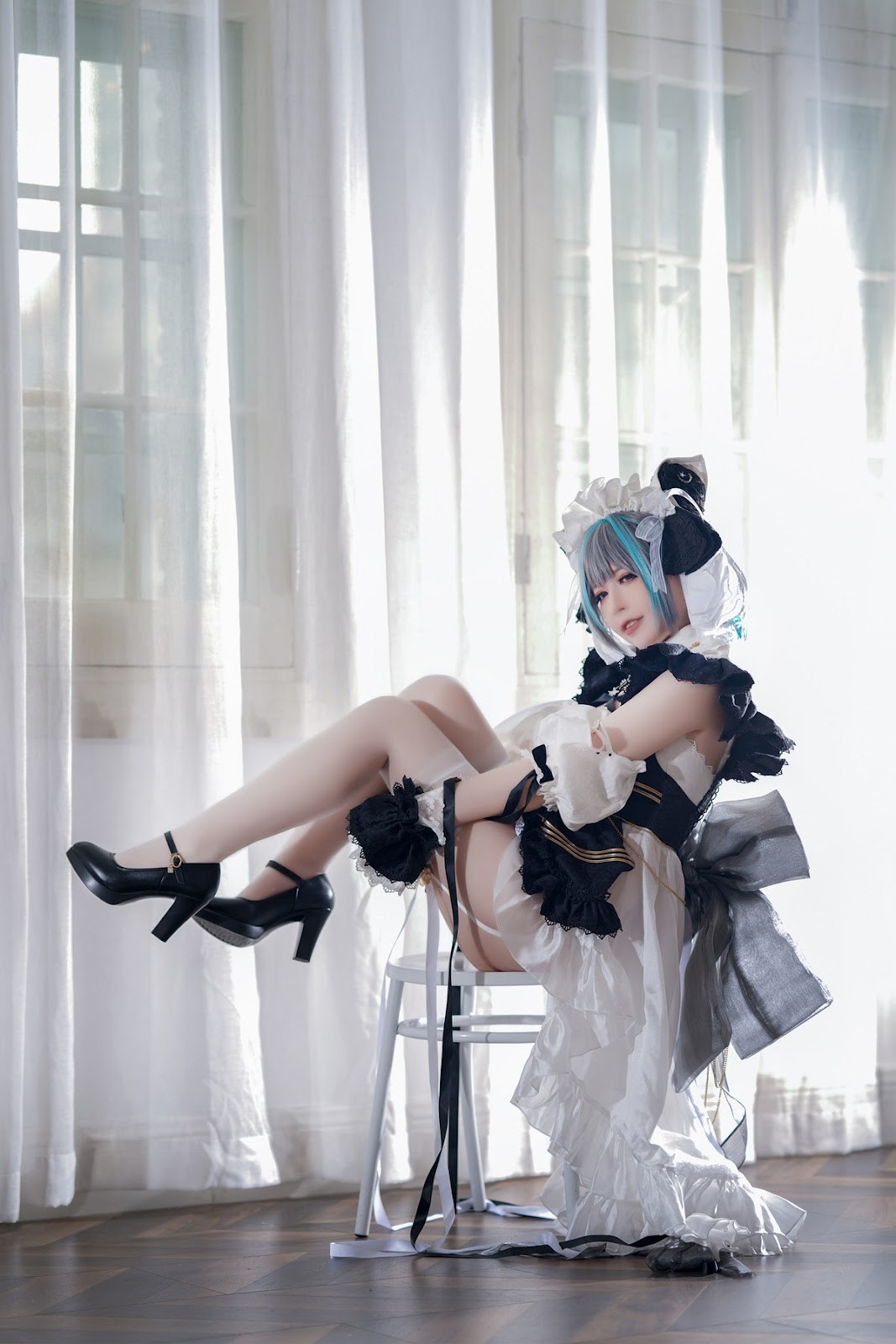 Cosplay半半子柴郡稀有资源