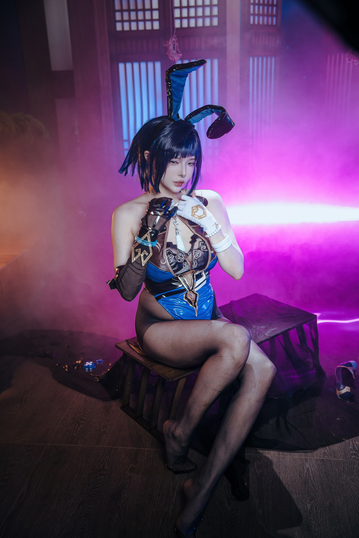 Cosplay夏小秋秋秋夜兰兔女郎Set02限时福利
