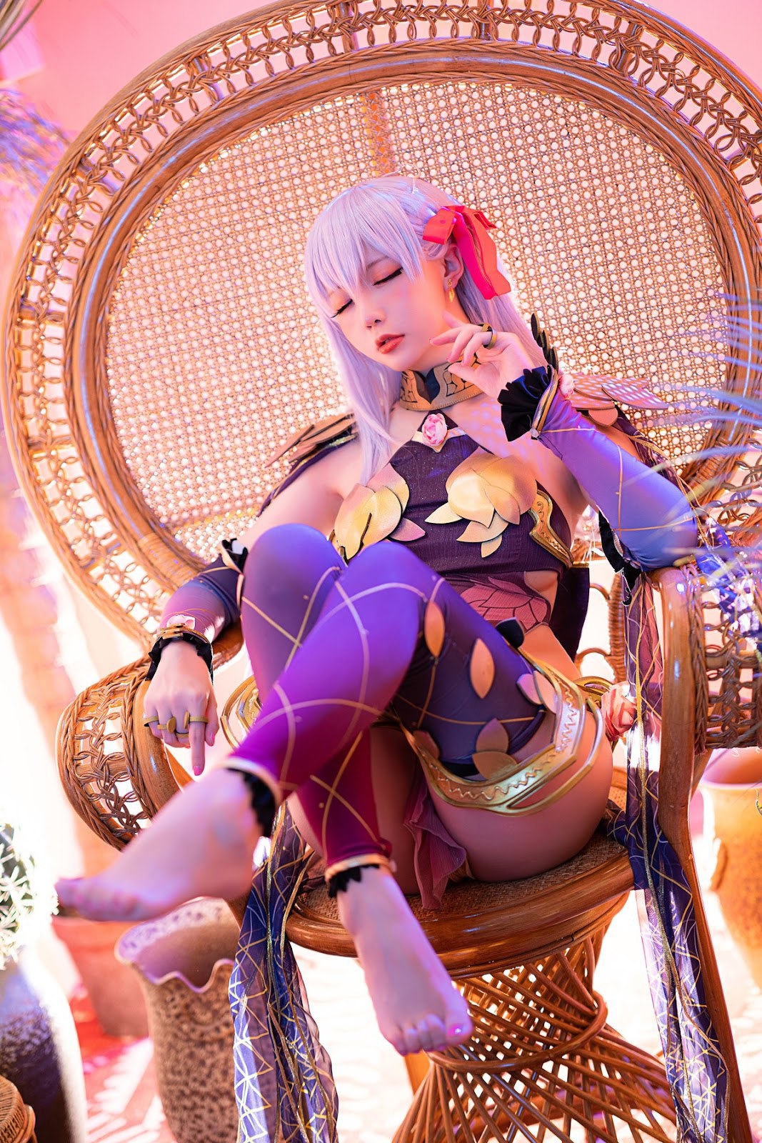 Cosplay星之迟迟Hoshilily秘密花园伽摩写真大全