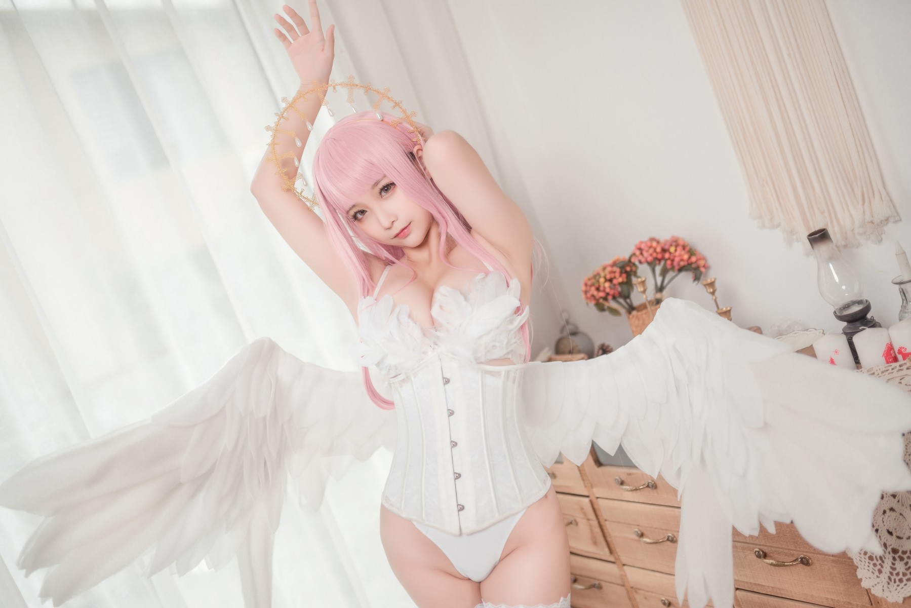 Cosplay蠢沫沫Chunmomo沫沫真爱版天使本光天使免费资源