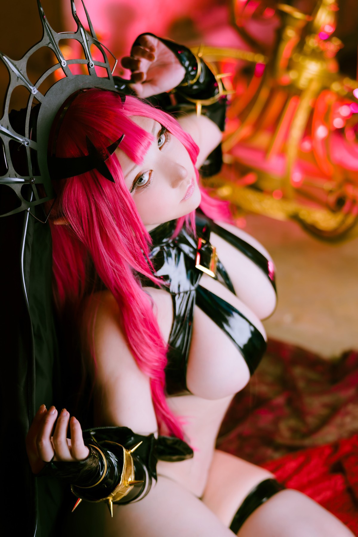 CosplaySAKUサクMorganleFaySet05免费资源
