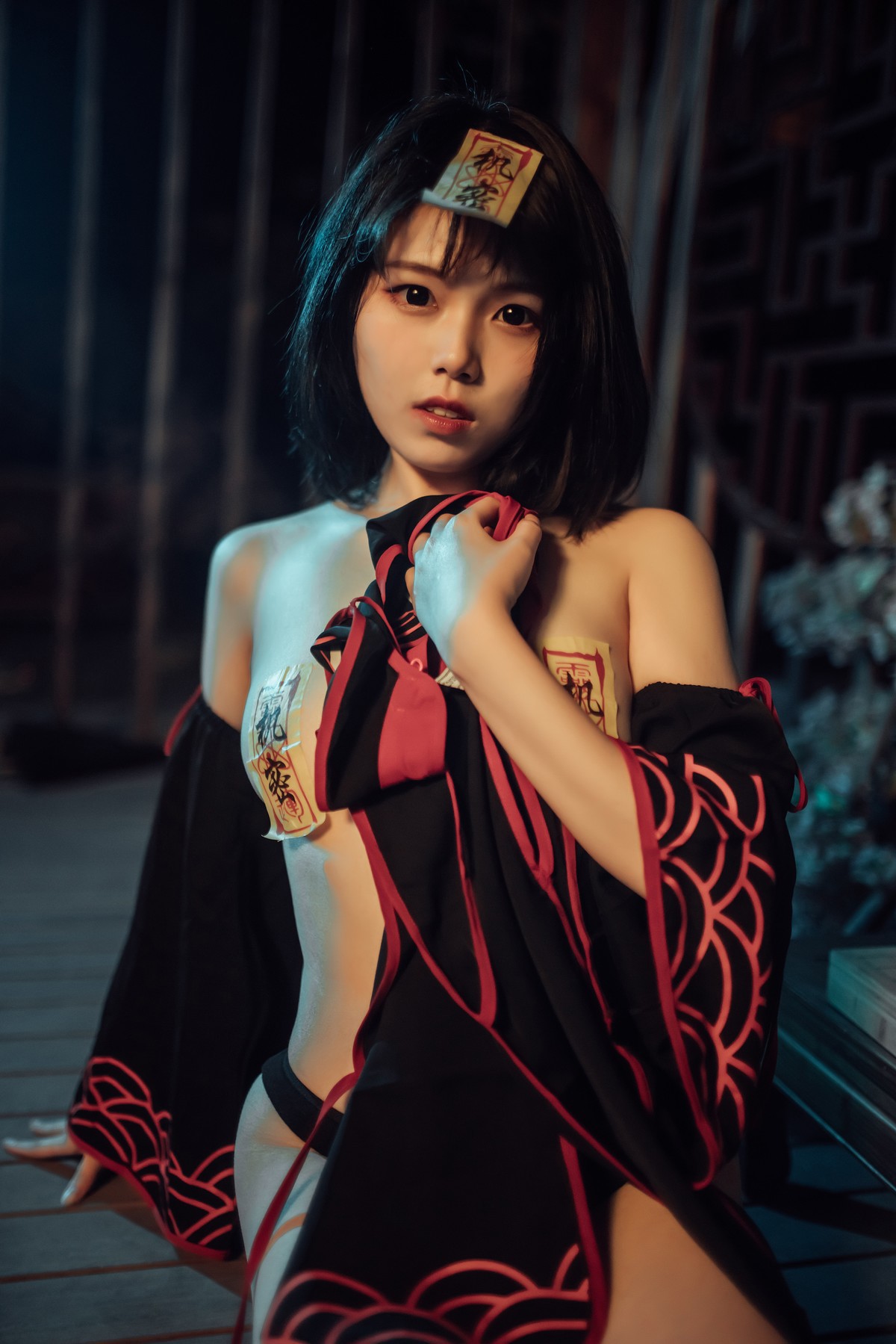 Cosplay七月喵子小僵尸LittleZombie完整版