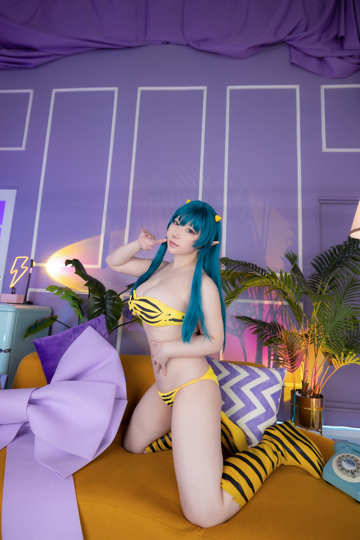 CosplaySAKUサクLumラムうる星やつらSet01收藏必备