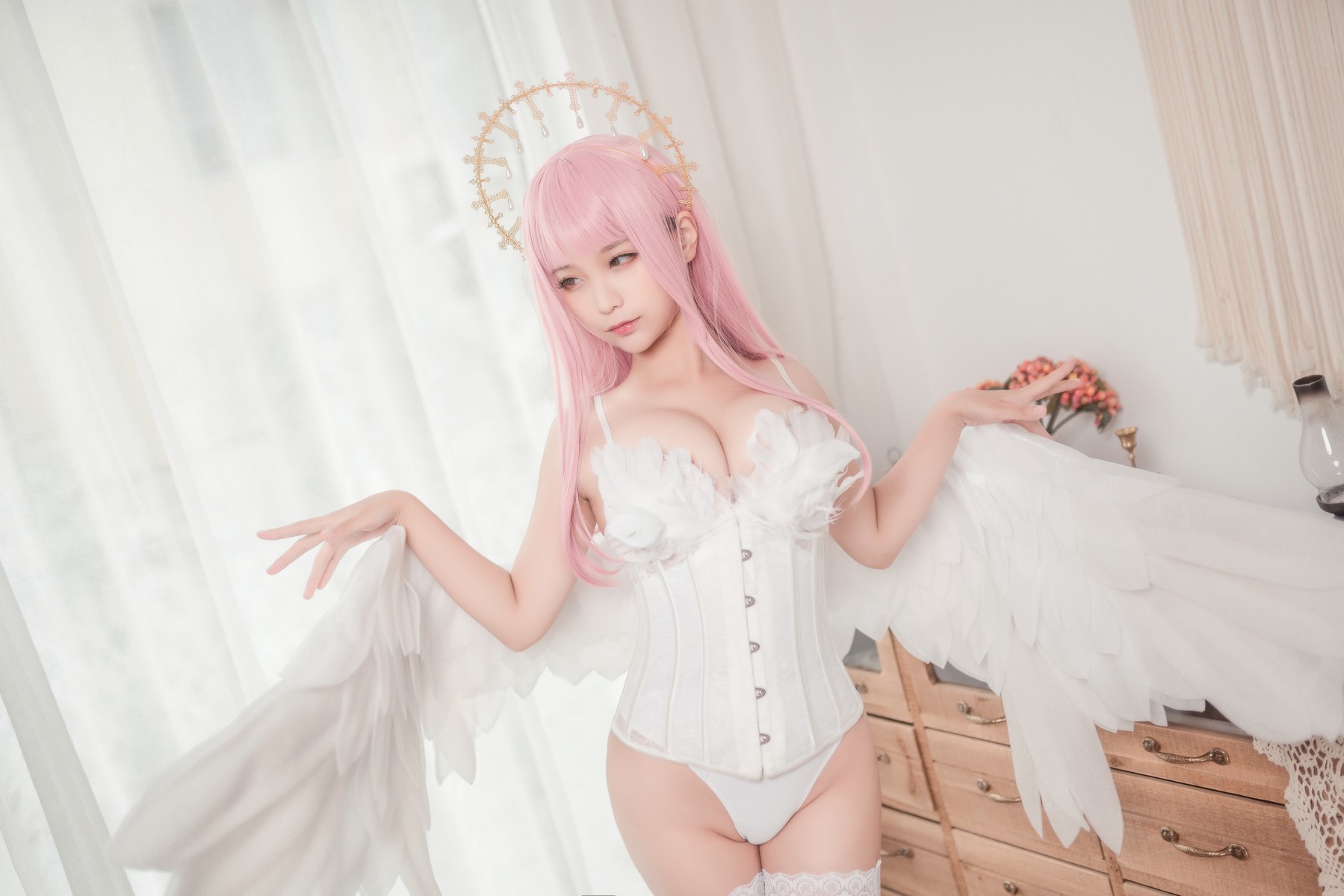 Cosplay蠢沫沫Chunmomo沫沫真爱版天使本光天使免费资源