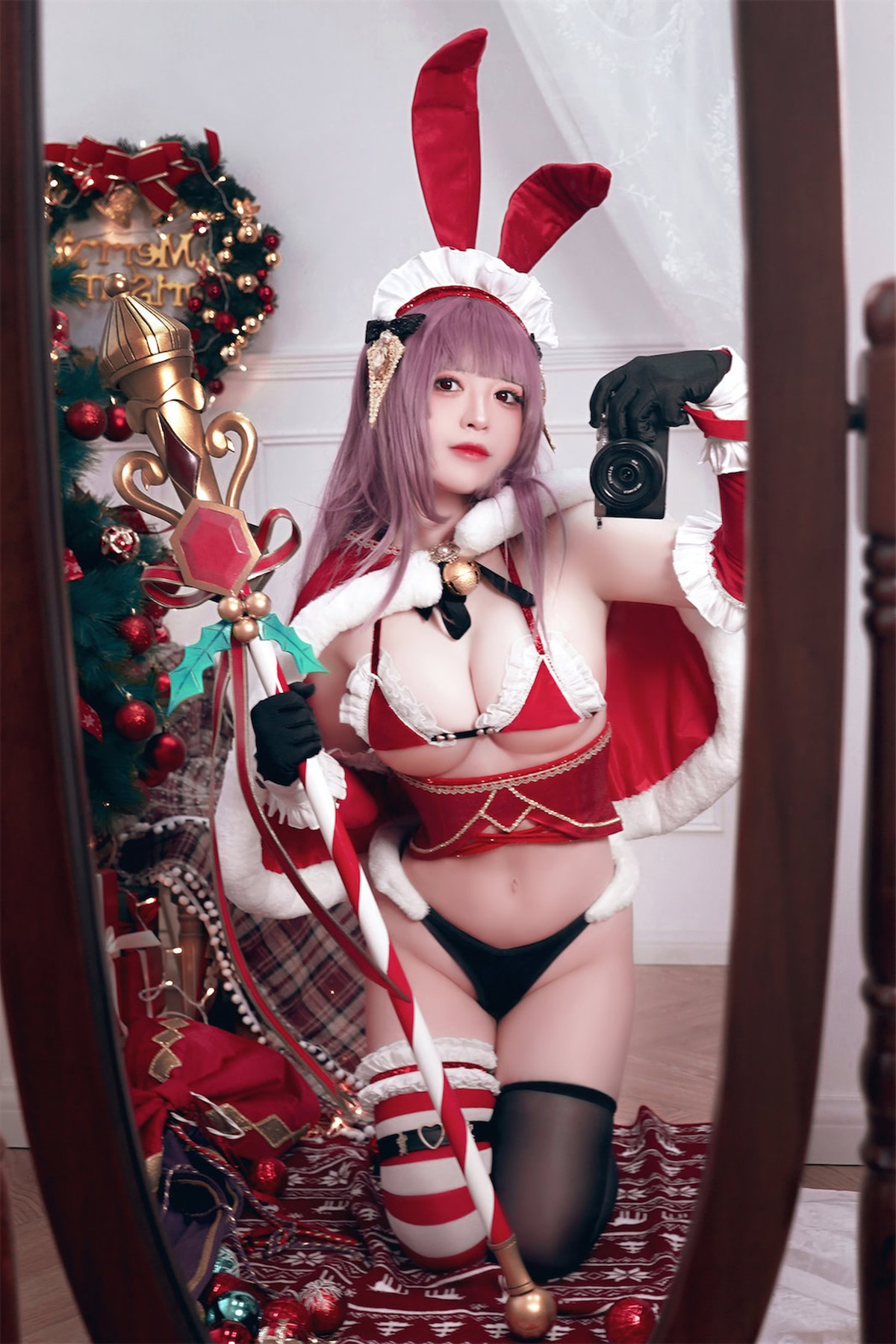 Cosplay半半子ChristmasBunnyAike写真集