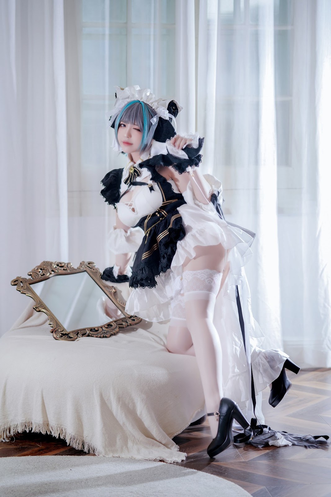 Cosplay半半子柴郡稀有资源