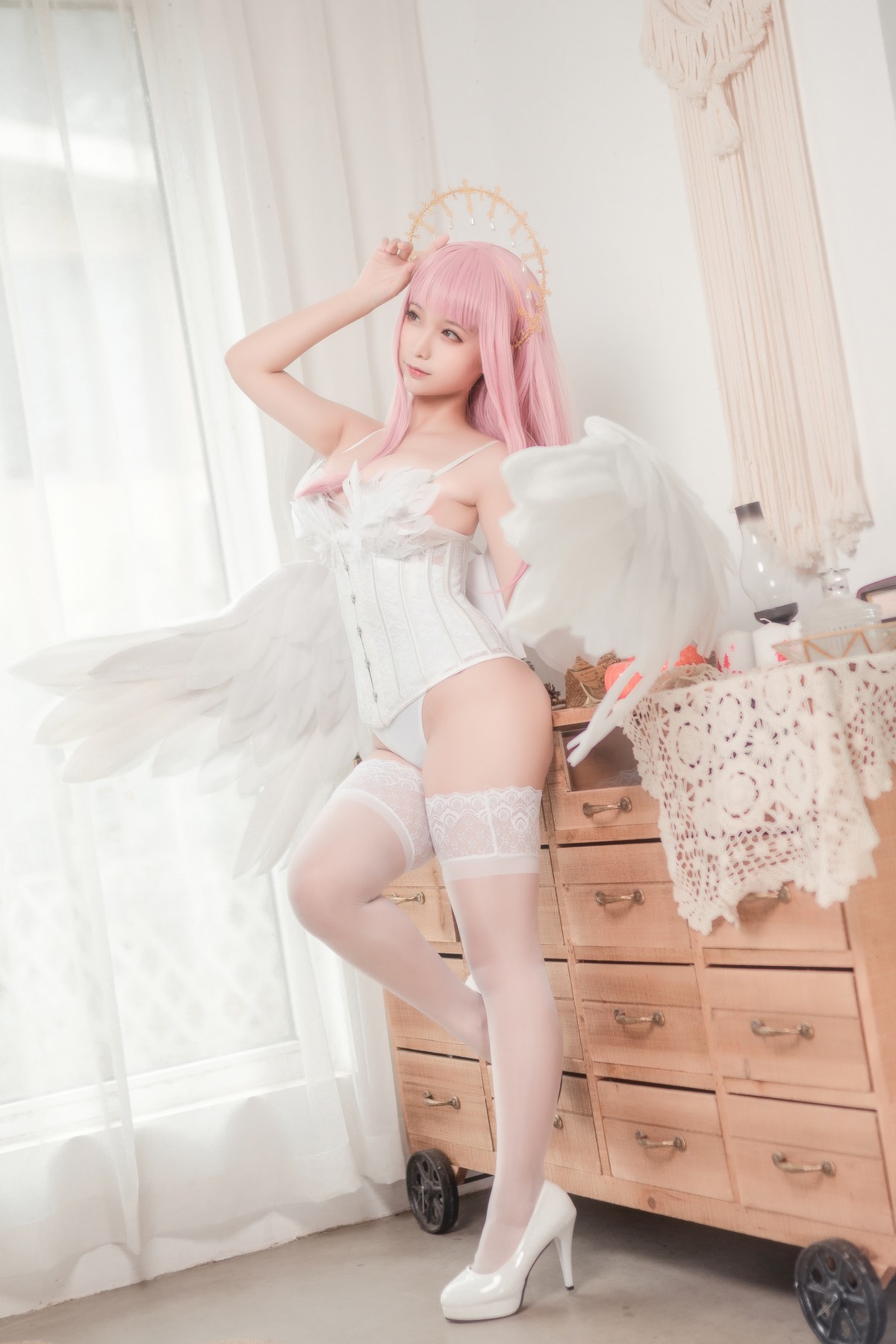 Cosplay蠢沫沫Chunmomo沫沫真爱版天使本光天使免费资源