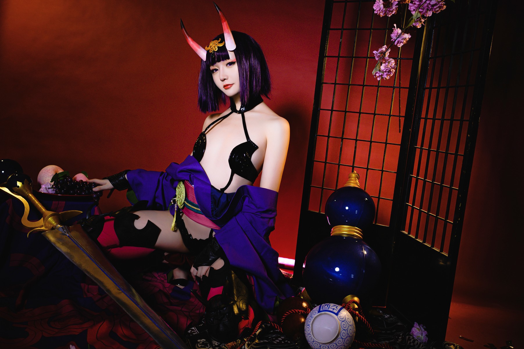 Cosplay星之迟迟Hoshilily酒吞原皮高清全套