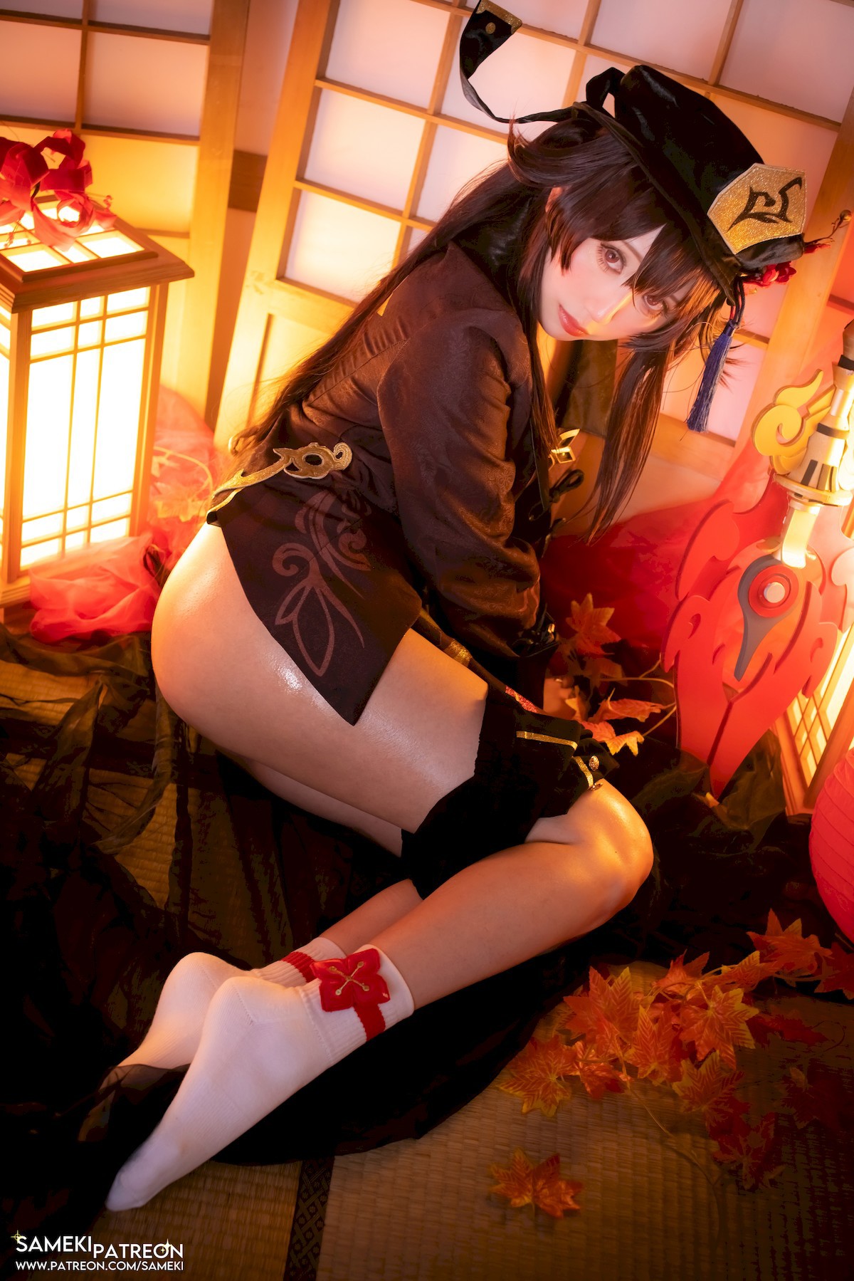 CosplaySAMEKIサメキ原神胡桃爆款写真