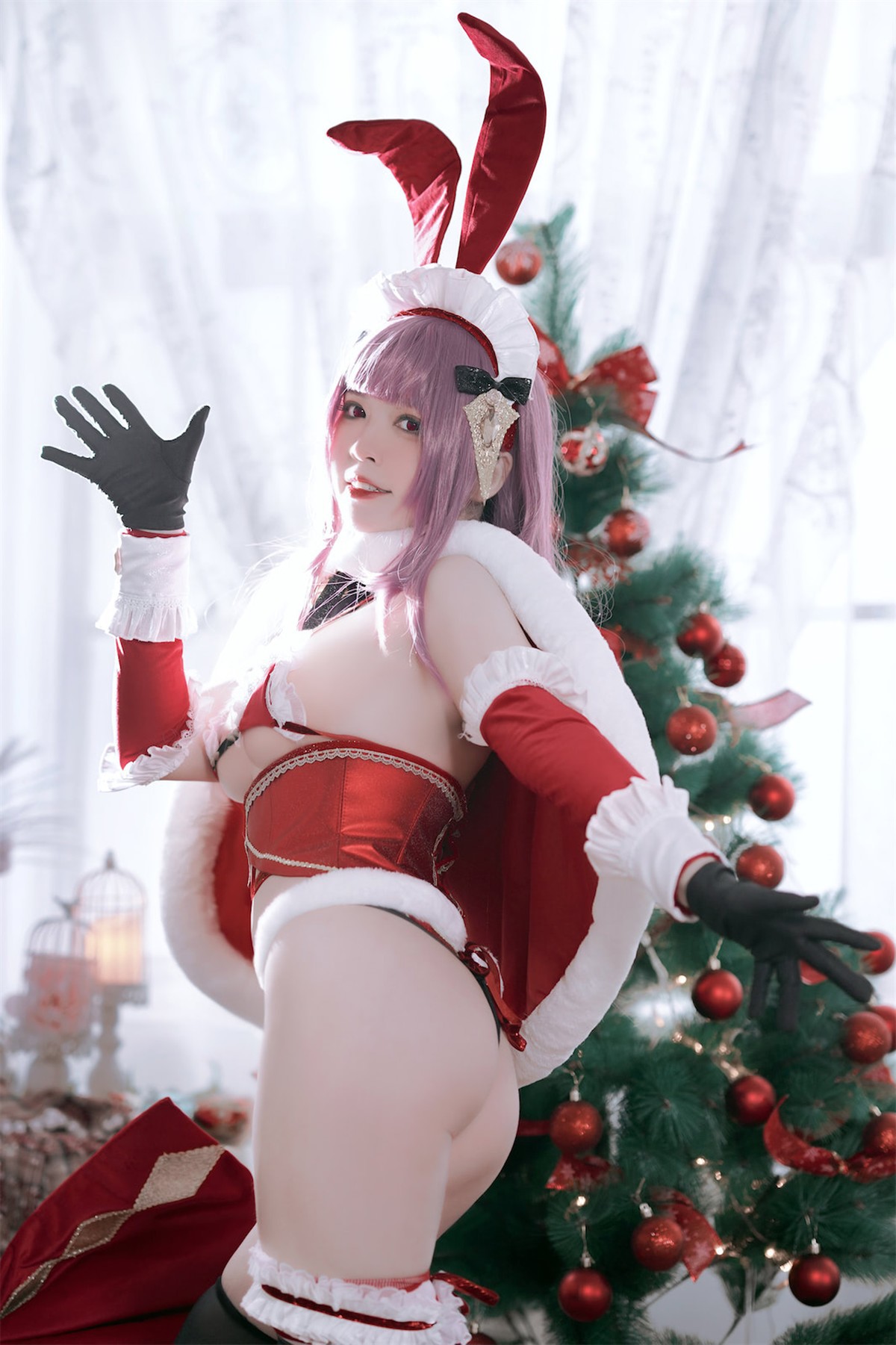 Cosplay半半子ChristmasBunnyAike写真集