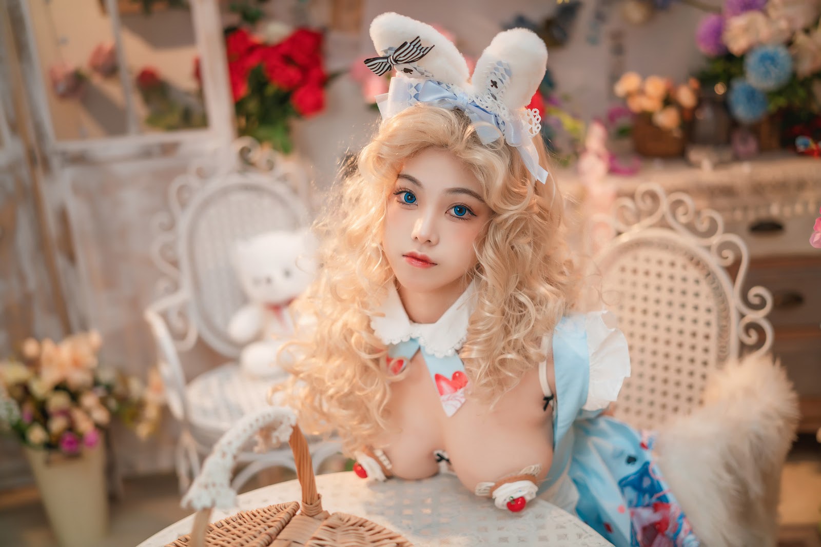 Cosplay蜜汁猫裘爱丽丝梦游仙境兔子先生热门合集