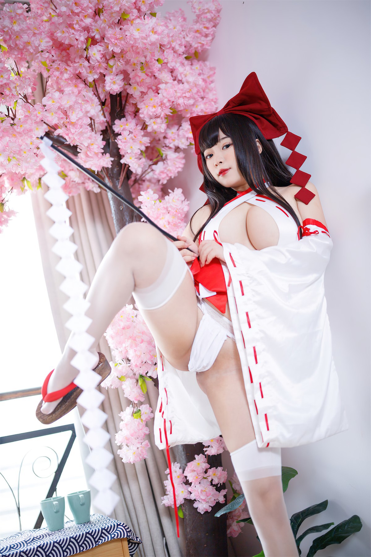 Cosplay胡桃猫Kurumineko欲望神社巫高清全套