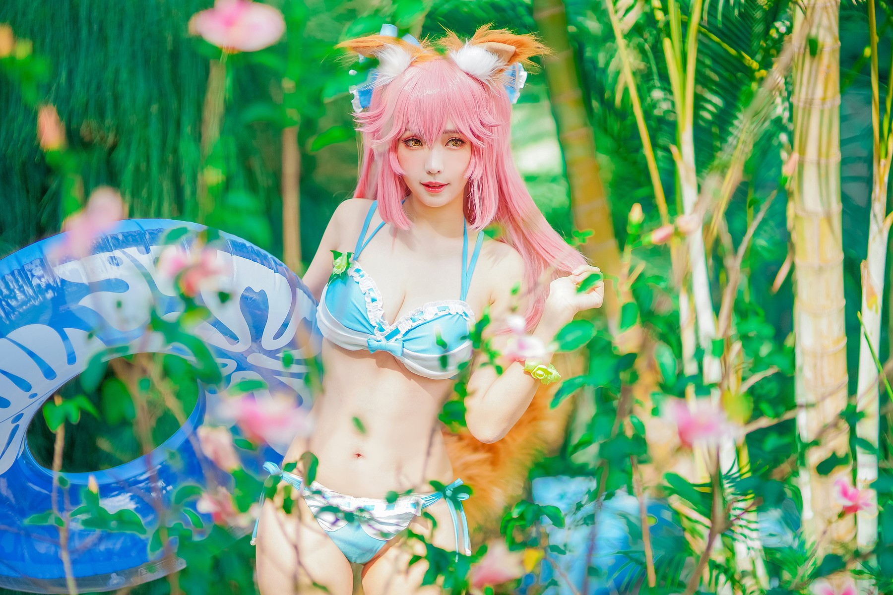 CosplayElyEE子玉藻前泳池写真集