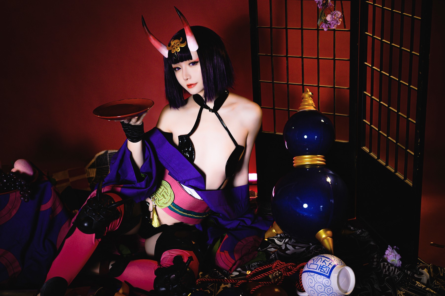 Cosplay星之迟迟Hoshilily酒吞原皮高清全套