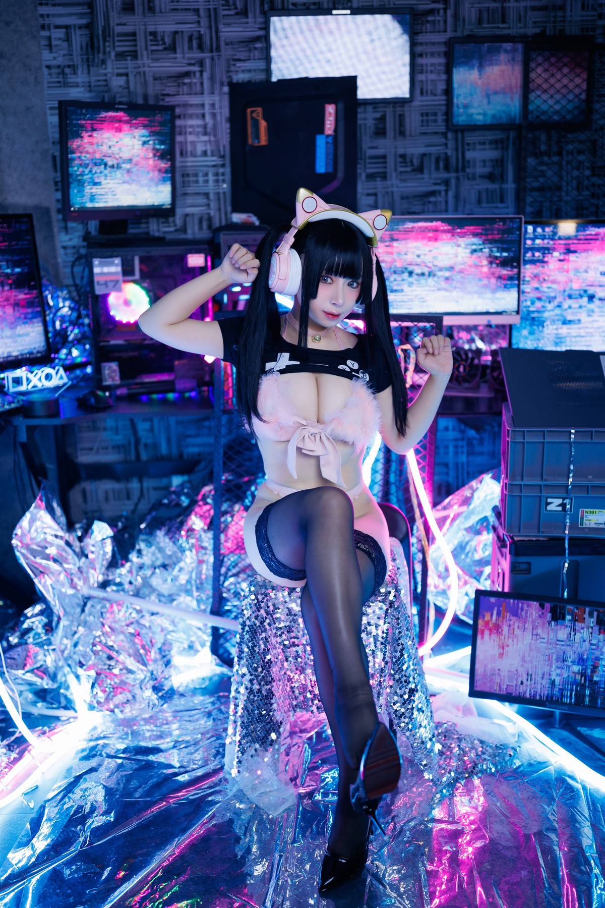 Cosplay胡桃猫Kurumineko电竞甜心Set01在线欣赏