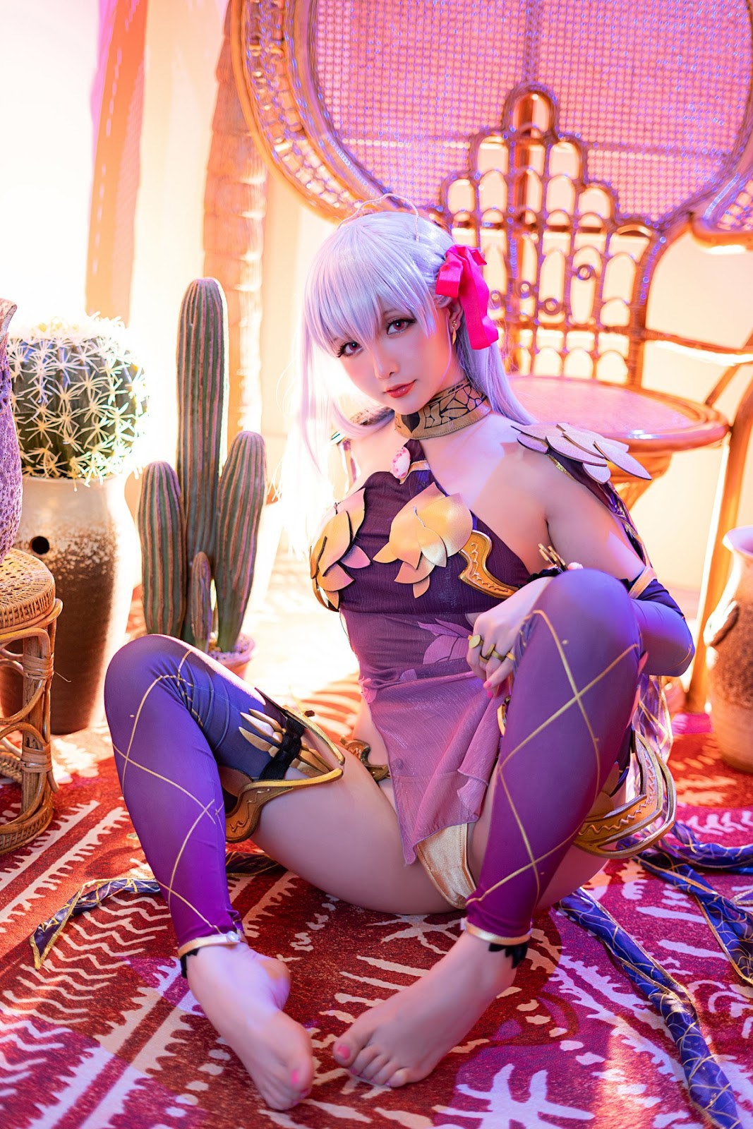 Cosplay星之迟迟Hoshilily秘密花园伽摩写真大全