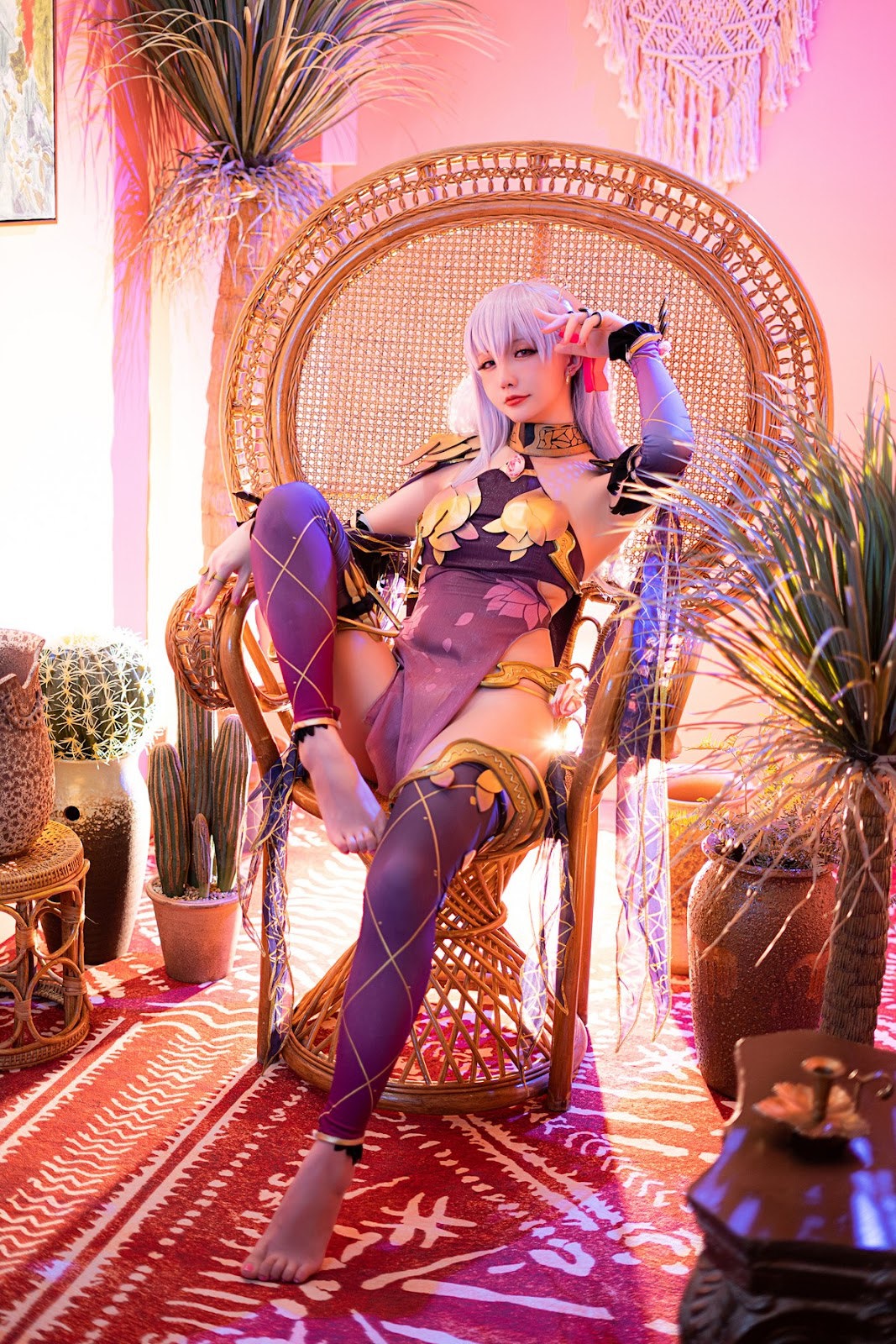 Cosplay星之迟迟Hoshilily秘密花园伽摩写真大全