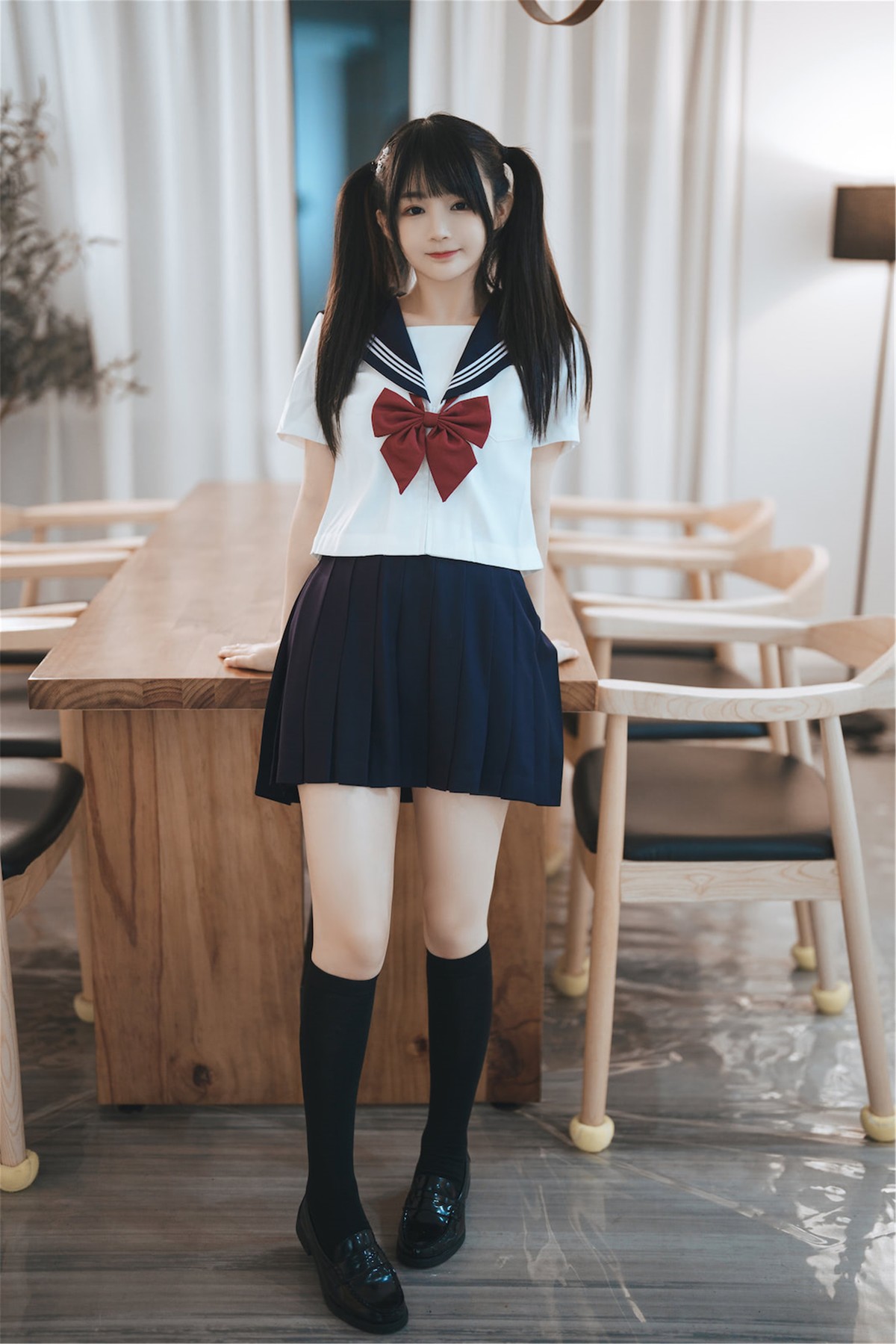 Cosplay桜井宁宁双马尾JK全新上线