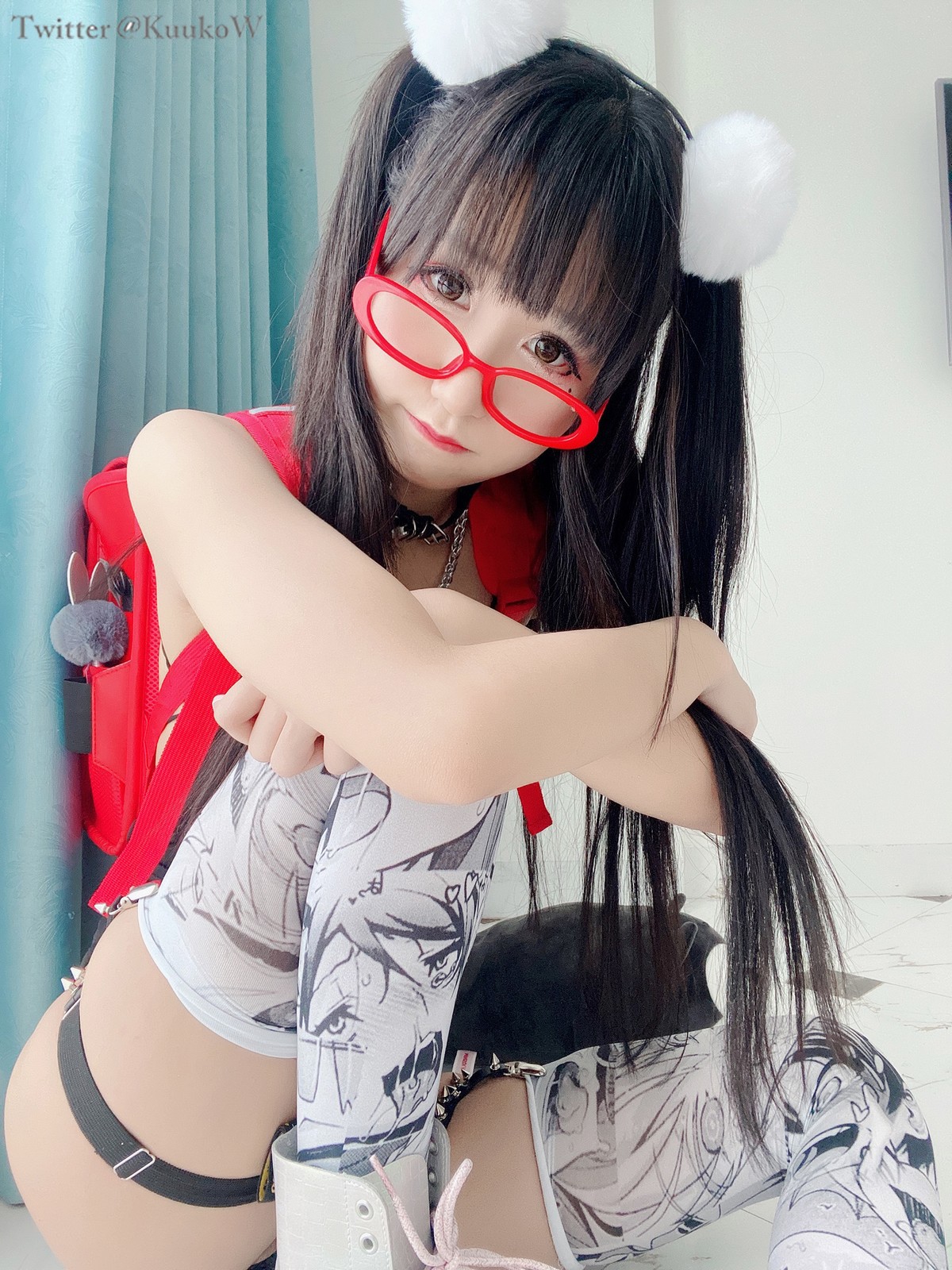 CosplayKuukoWクー子MeganeChan热门写真
