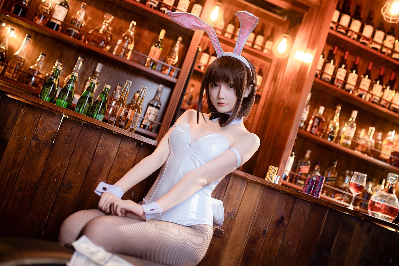 Cosplay星之迟迟Hoshilily加藤惠兔女郎免费福利