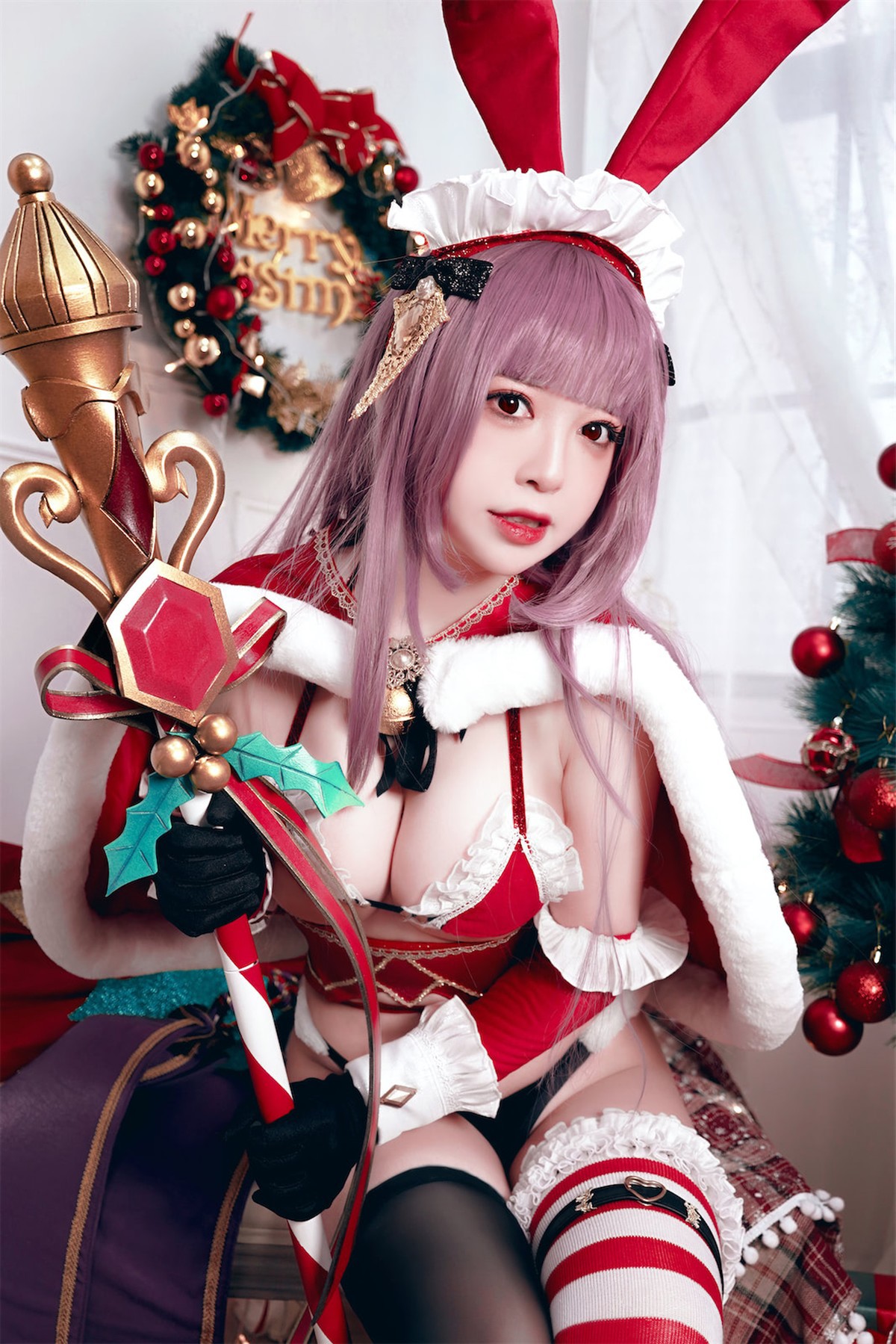 Cosplay半半子ChristmasBunnyAike写真集