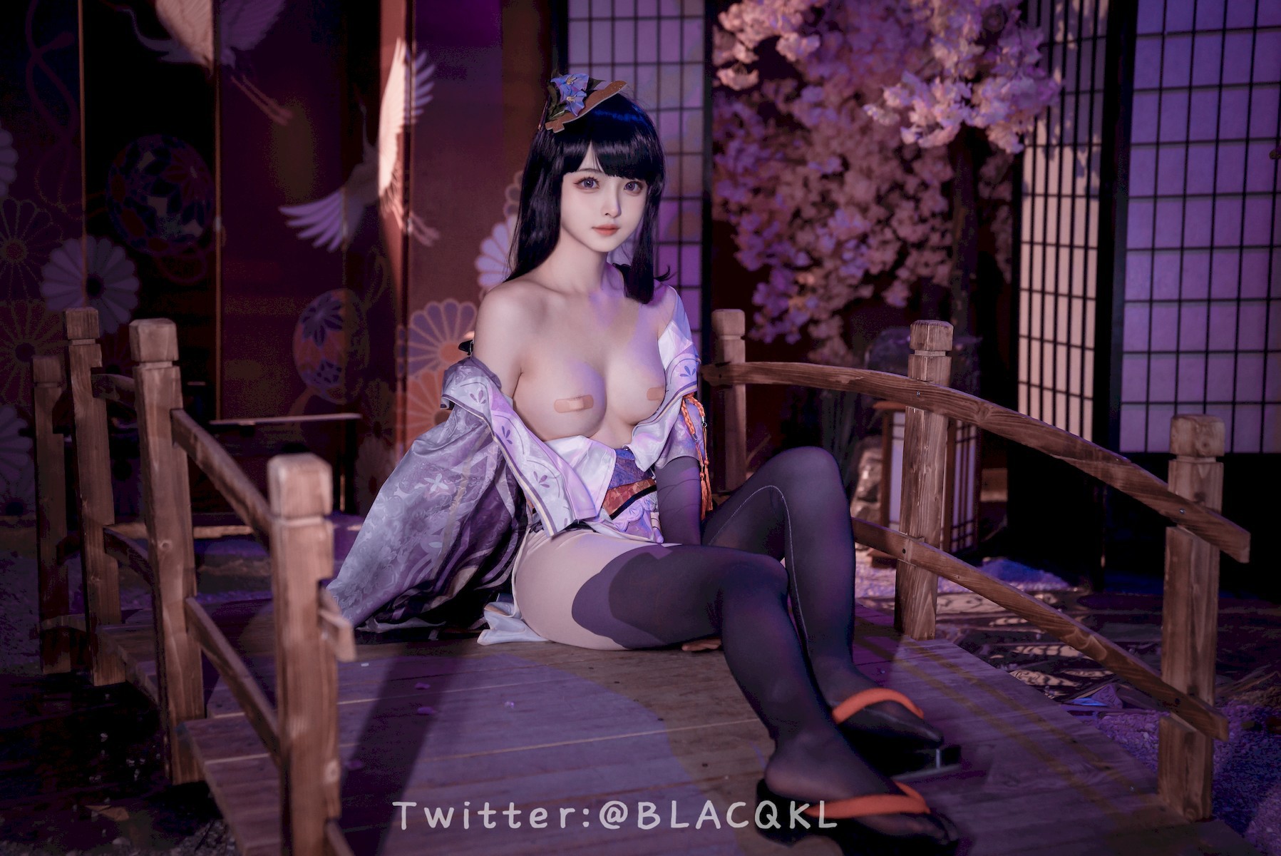Cosplay白莉愛吃巧克力雷電將軍原版写真