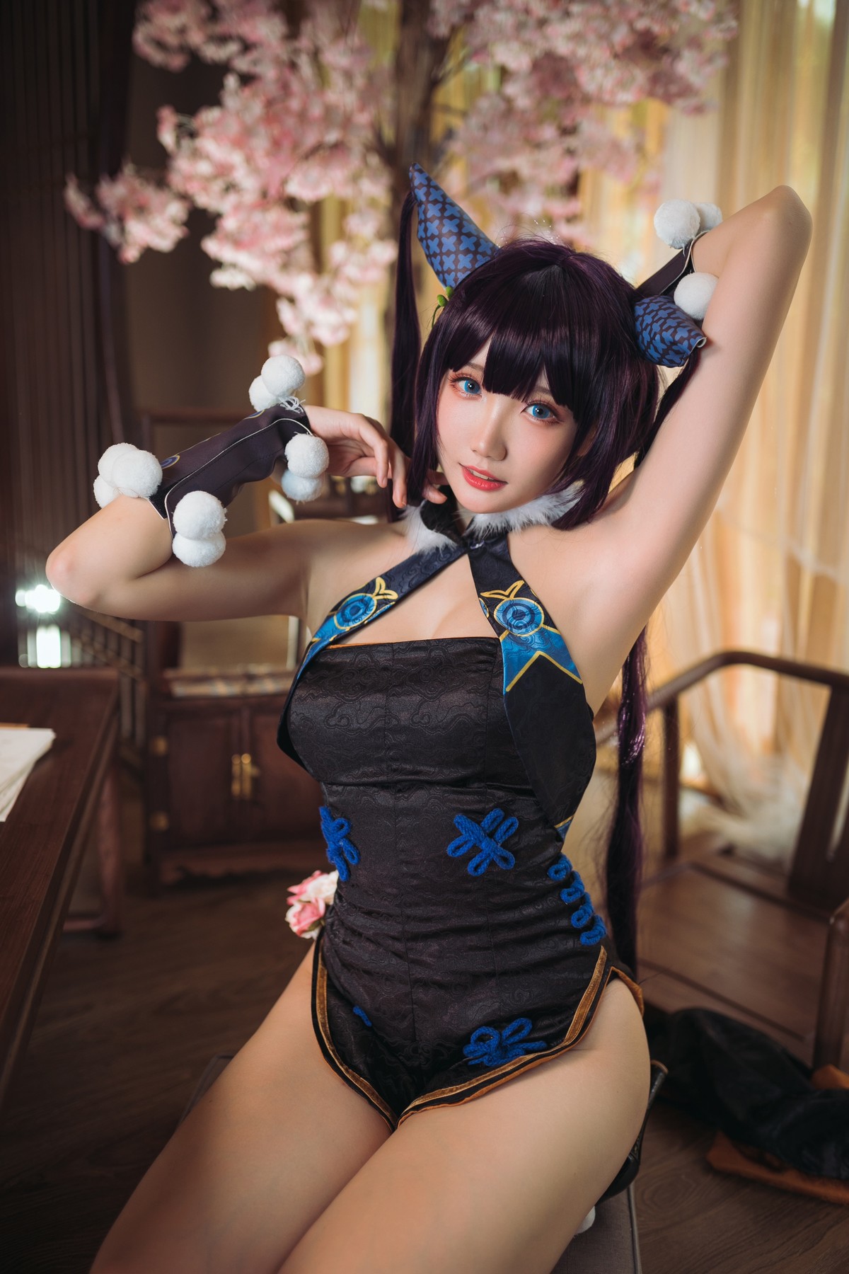 Cosplay瓜希酱杨贵妃套图