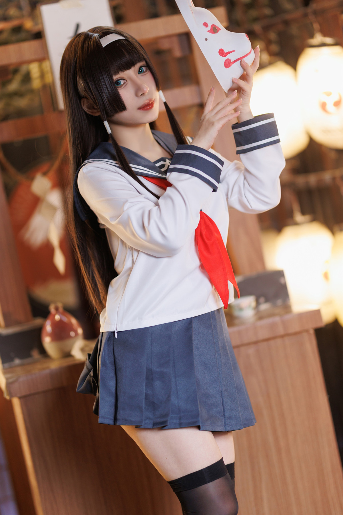 Cosplay胡桃猫Kurumineko美少女万华镜理与迷宫的少女Set02完整合集