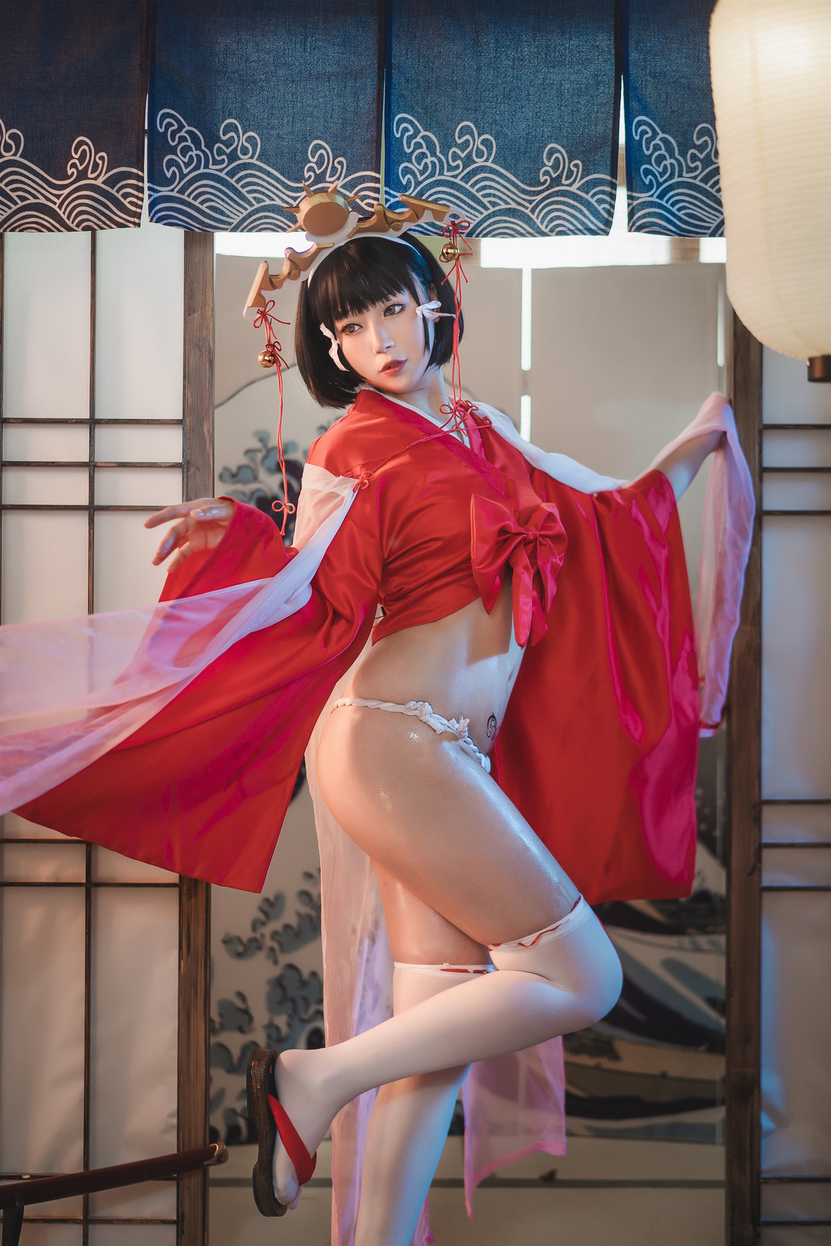 Cosplay小容仔咕咕咕黑兽巫女辉夜作品集