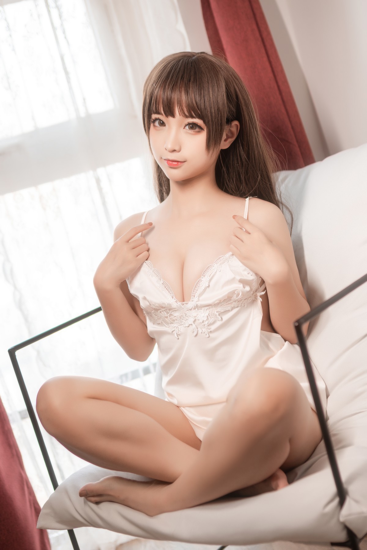 Cosplay蠢沫沫Chunmomo沫沫真爱版日常睡裙免费福利