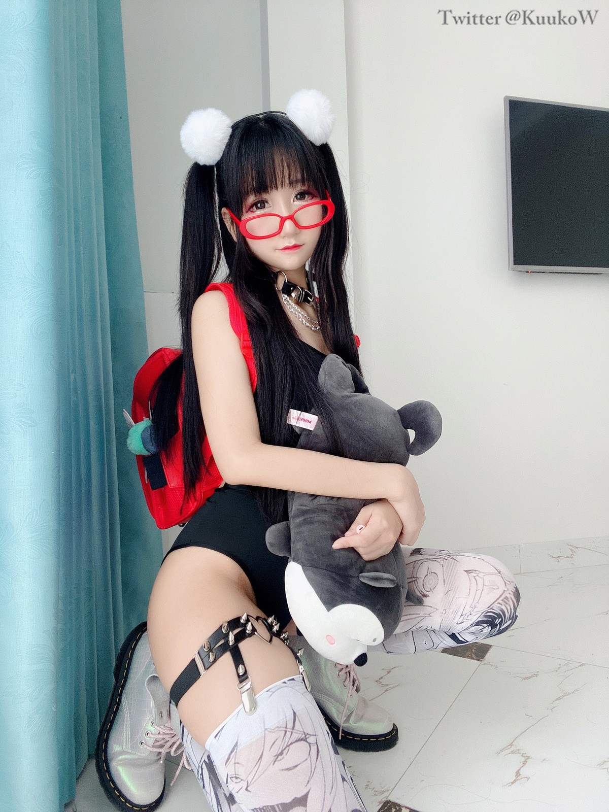 CosplayKuukoWクー子MeganeChan热门写真