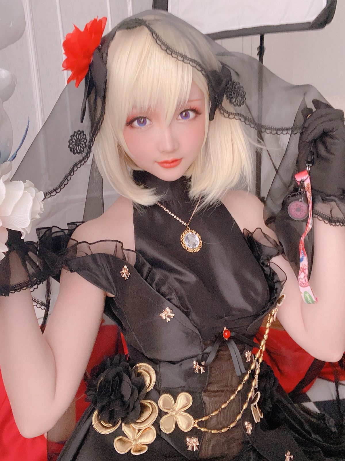 Cosplay星之迟迟HoshililyZ23婚纱4K图集