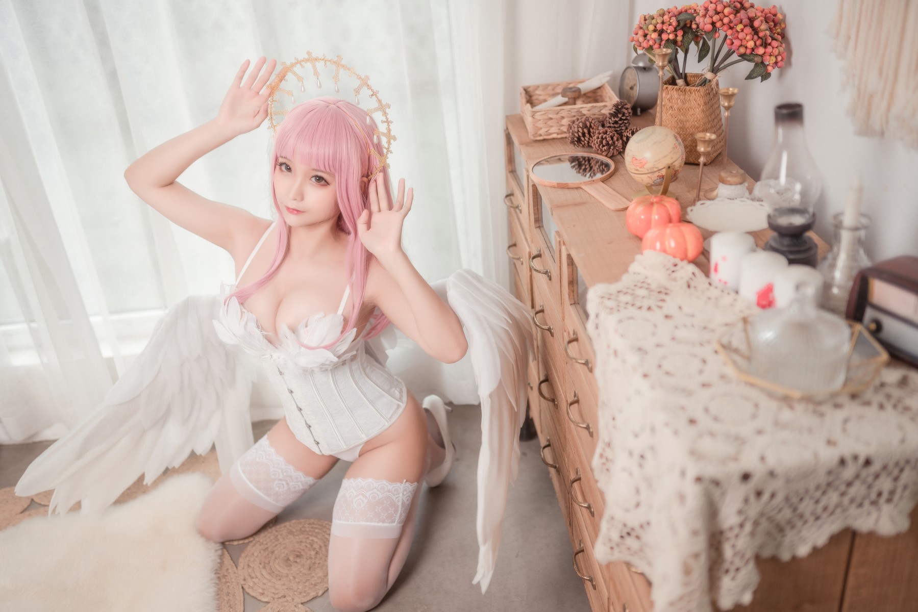 Cosplay蠢沫沫Chunmomo沫沫真爱版天使本光天使免费资源
