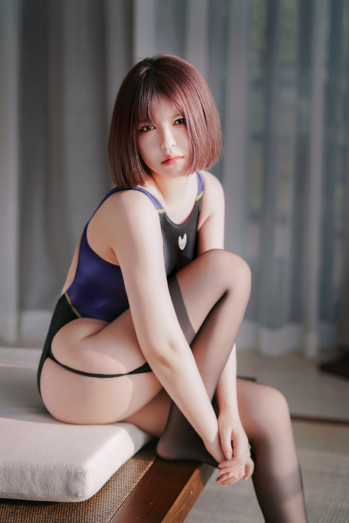 Cosplay半半子競泳水着を着た彼女限时福利
